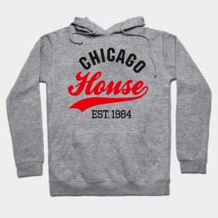 Chicago house est. 1984 Vintage Warehouse electronic dance rave music Hoodie